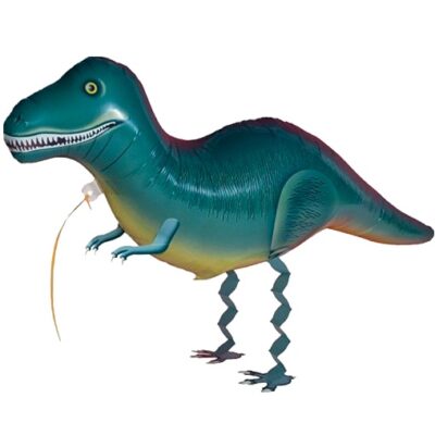 dinosaurus trex t rex t-rex kävelevä talutettava vappu ilmapallo
