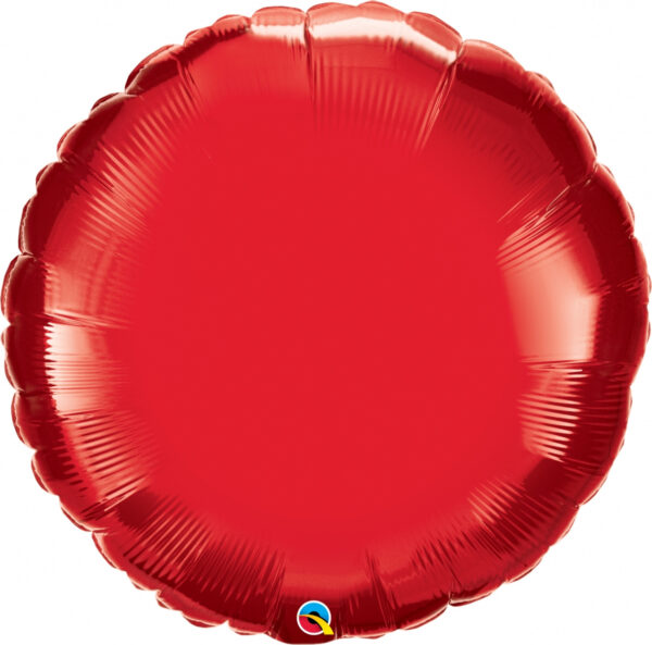 Täytettävä foliopallo - punainen