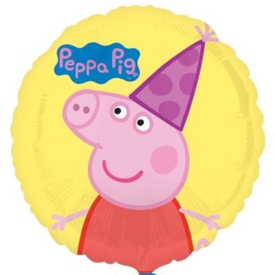 pipsa possu keltainen foliopallo vappupallo