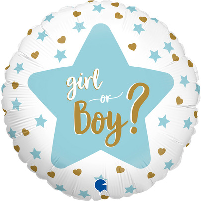 Girl or Boy Gender reveal ilmapallo