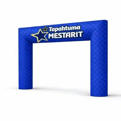 ilmatäytteinen kaari mainoskaari painatuksella puhallettava maalikaari