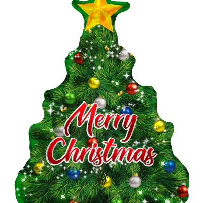 "Merry Christmas" Joulukuusi, Muotofoliopallo