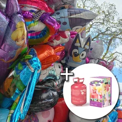 vappupallo lajitelma ja helium kaasu pullo vappupallot itselle täyttöön