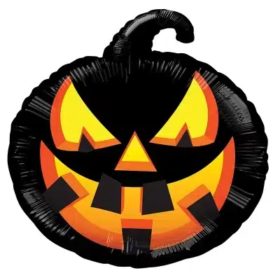 halloween musta kurpitsa ilmapallo black pumpkin balloon